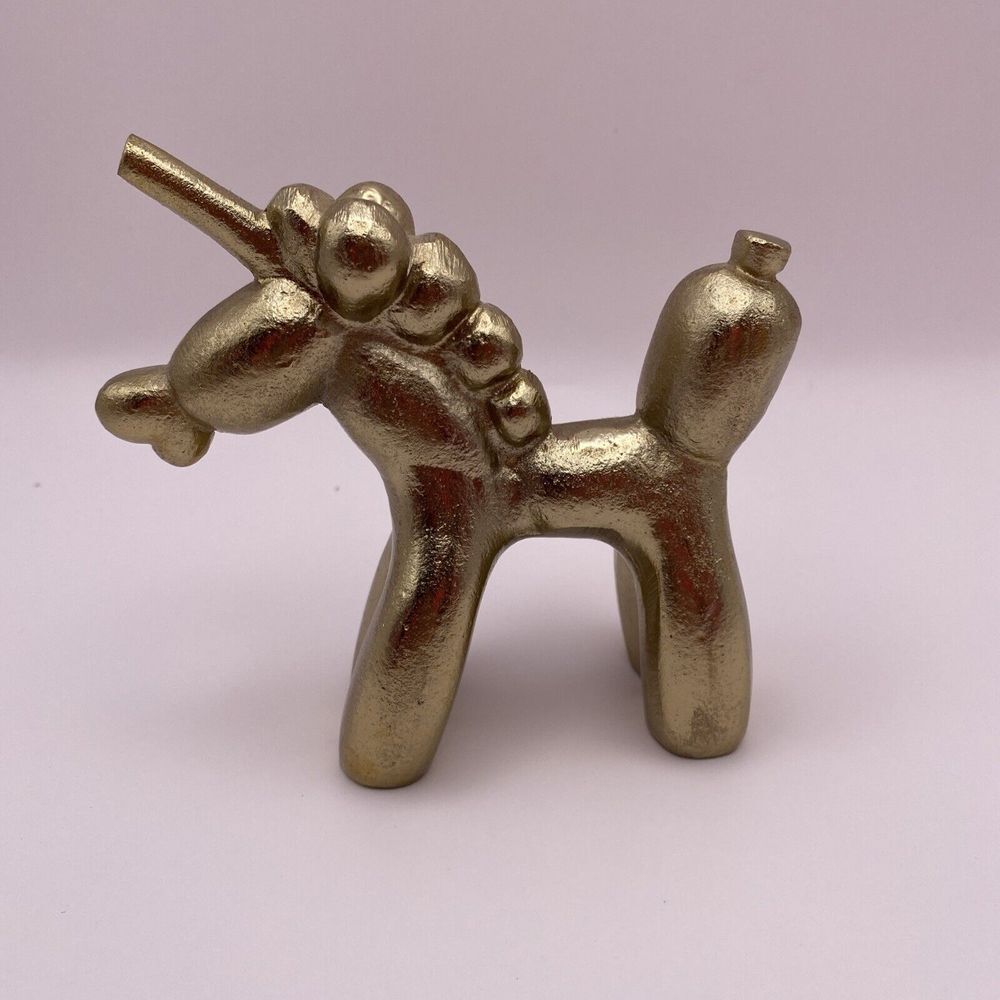 Gold Balloon Unicorn Decoration Paperweight Whimsical Desk‎ Decoration